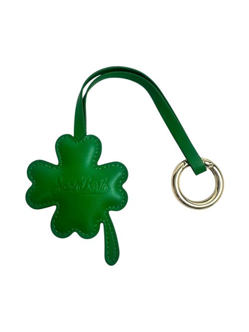 charm donna quadrifoglio verde MC2 Saint Barth | BAG CHARM-LEATHER LUCKY57